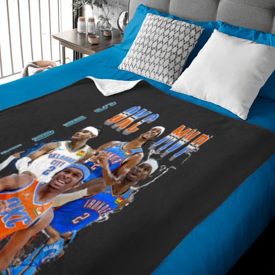 Discover OKC thunder Baby Blankets SGA Thunder Shai Gilgeous Alexander Baby Blankets