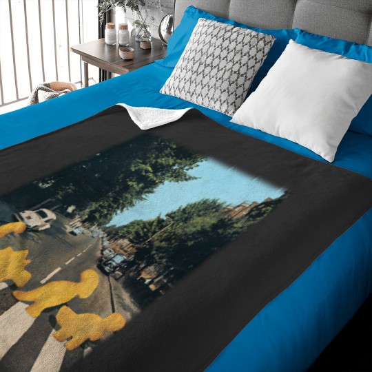 Discover Dinosaur chicken nuggets nuggie road Baby Blankets