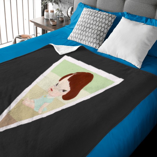 Discover Yoshitomo Nara Cap Baby Blankets