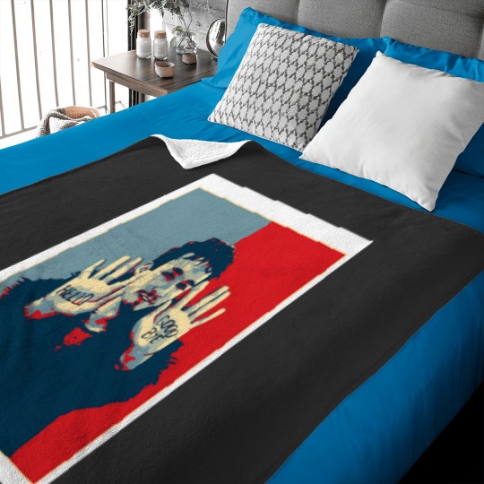 Discover The Umbrella Academy Klaus Hello Goodbye Pop Art Baby Blankets