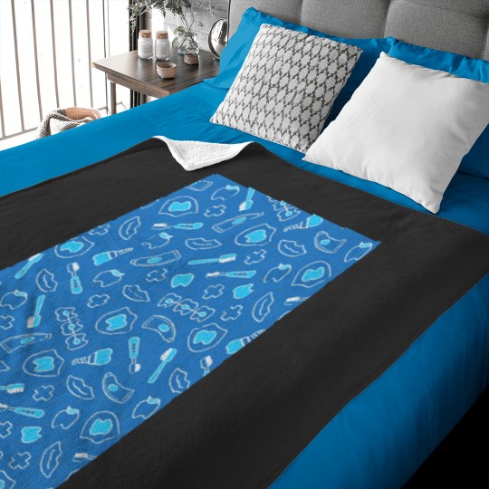 Discover Dental Care Graphic Baby Blankets