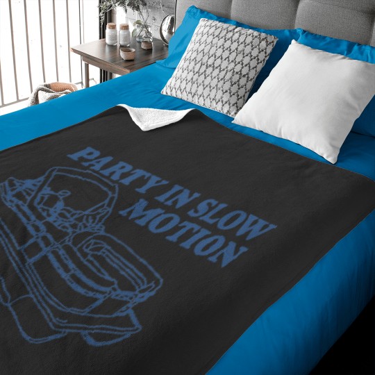 Discover Pontoon Captain Shirt Funny Party In Slow Motion Tee Baby Blankets