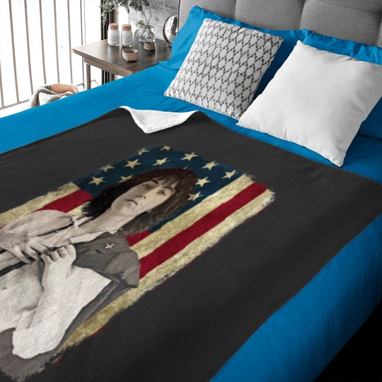 Discover Vintage American Flag Patti Smith Legend Baby Blankets