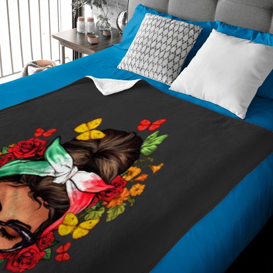 Discover Latin woman Mexico Baby Blankets