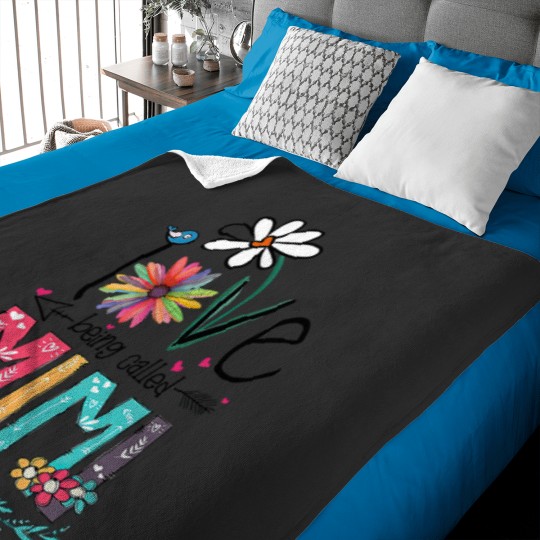Discover I Love Being Called Mimi Grandma Nana Gigi Lover Baby Blankets
