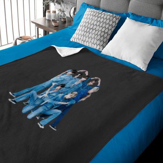 Discover Blue Heart (KPOP) Baby Blankets
