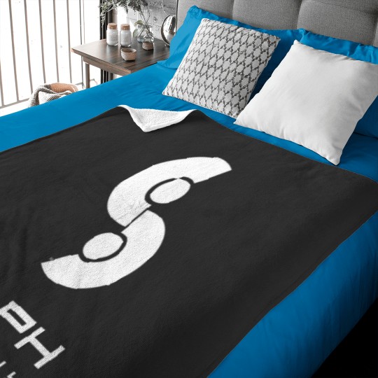 Discover Silph Co. Logo (in White) Baby Blankets