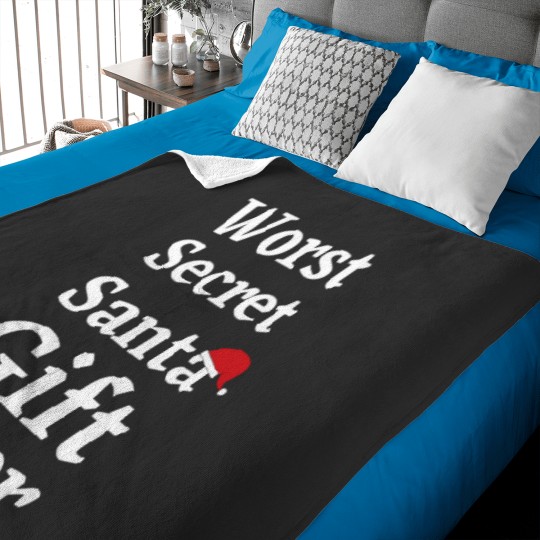 Discover Worst Secret Santa Gift Ever - Funny Christmas Sweater Baby Blankets