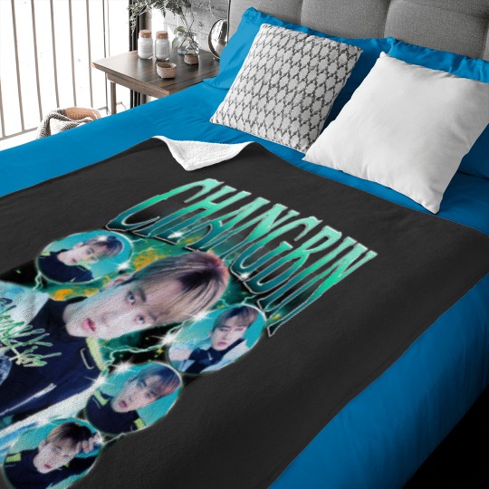 Discover Exclusive Stray Kids Changbin Bootleg Baby Blankets