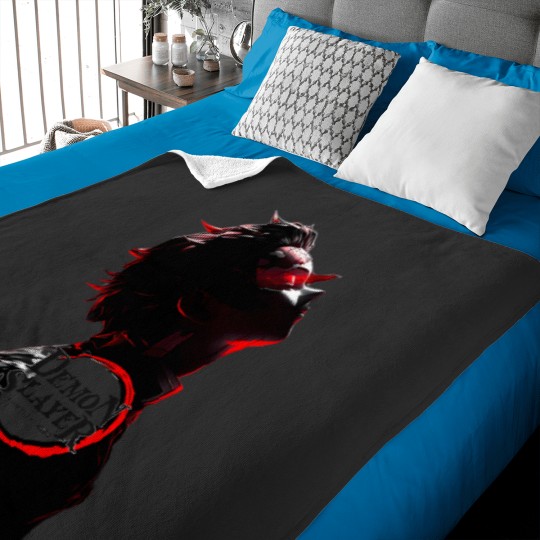 Discover Demon Slayerss hashira tanjiror Premium Scoop Baby Blankets