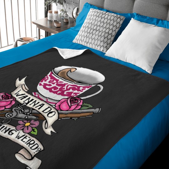 Discover Notre drapeau signifie la mort Je veux faire quelque chose de bizarre classique Baby Blankets