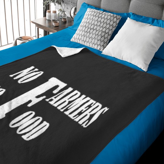 Discover No Farmers No Food Farms Farm Farming Support local farms Baby Blankets
