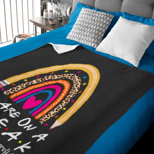 Discover Were On A Break Teacher Off Duty Summer Last Day Of School Baby Blankets
