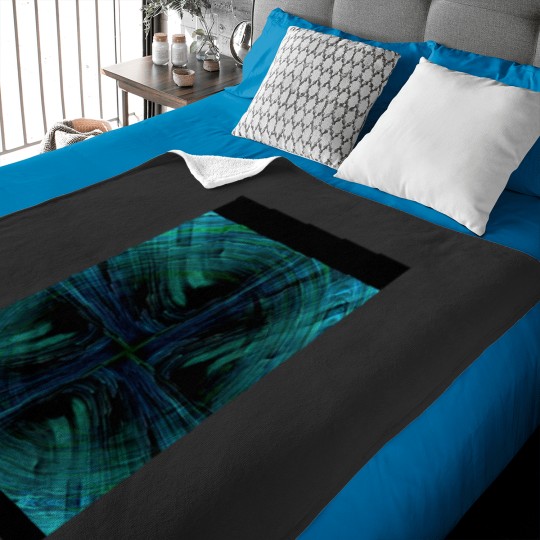Discover Deepest Green. Graphic Baby Blankets