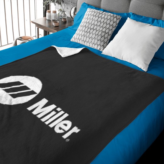 Discover Millerr Welding Equipment White Logo Baby Blankets