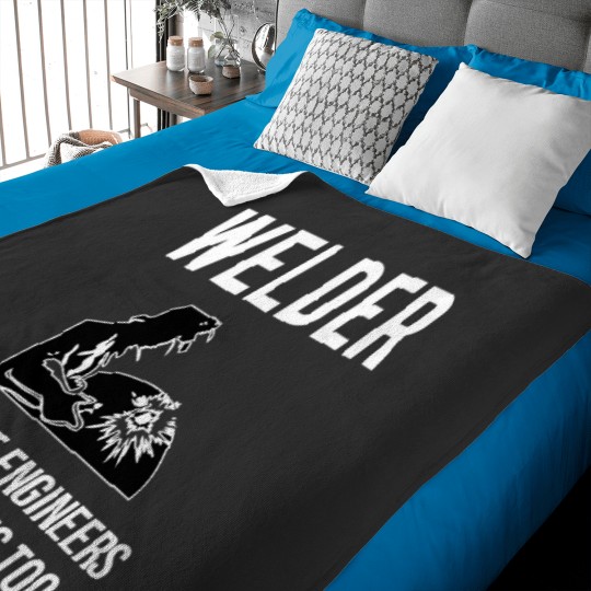 Discover Funny Welder Engineers Heroes Welding Essential Baby Blankets
