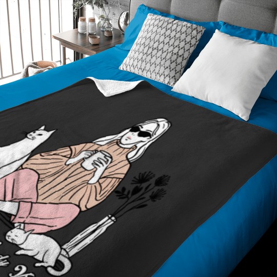 Discover Childless Cat Lady Vibes Baby Blankets