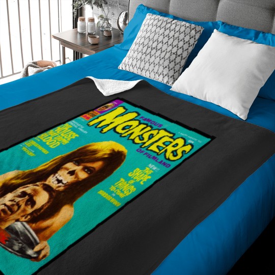 Discover A GREAT Vintagess MAGAZINE COVER FAMOUS MONSTERS OF FILMLAND 86 Baby Blankets