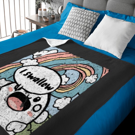 Discover Cute i swallow Baby Blankets
