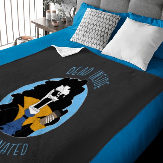Discover Dead inside but caffeinated - brook from one piece Baby Blankets