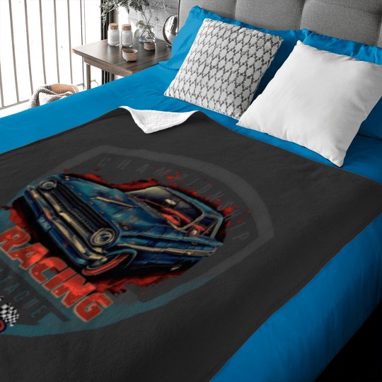 Discover Championship Racing Baby Blankets