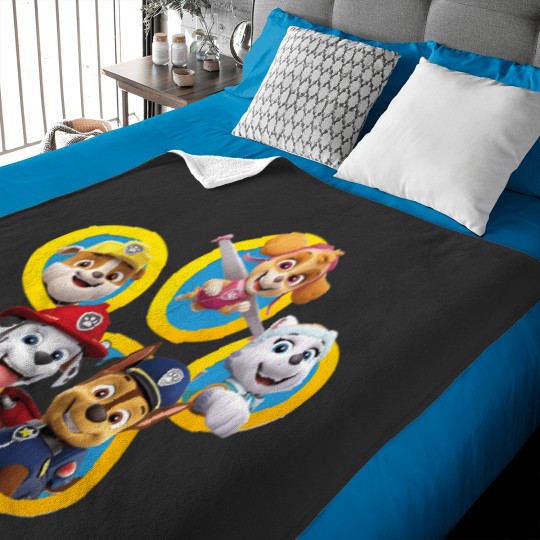 Discover Paw Patrol Marshall Baby Blankets