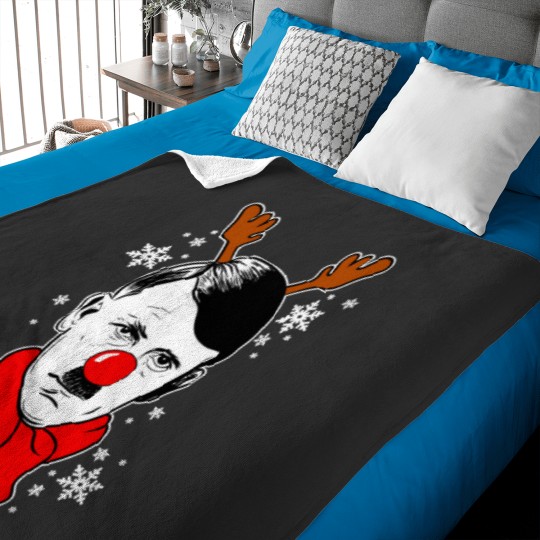 Discover Adolf the red nosed reindeer Baby Blankets