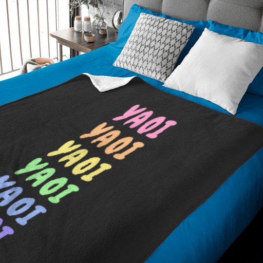 Discover RAINBOW PASTEL YAOI Baby Blankets