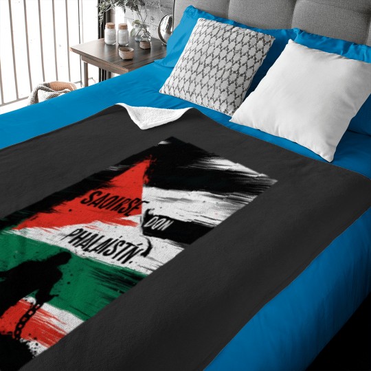 Discover Saoirse Don Phalaistn - United Irish-Palestinian Struggle Baby Blankets