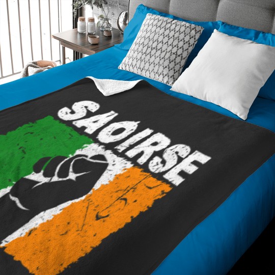 Discover Saoirse Irish Republican Conservative Capitalist Ireland Baby Blankets