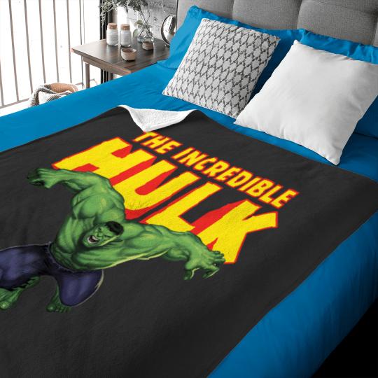 Discover Incredible Hulk Baby Blanket