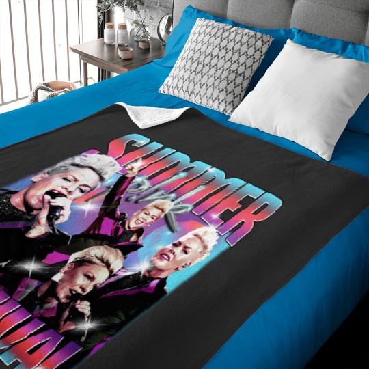Discover Pink Singer 2024 Tour Baby Blanket