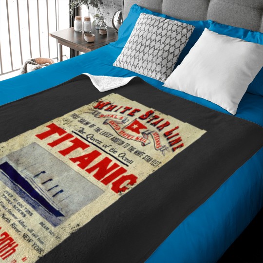 Discover Titanic Sinking History Baby Blanket