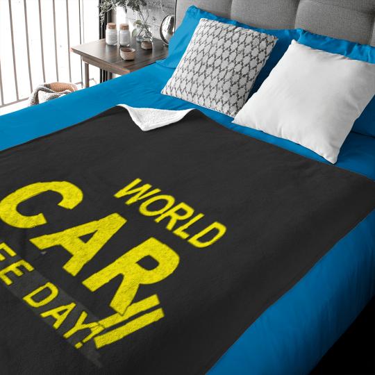 Discover World Car-Free Day   World Car-Free Day Baby Blankets