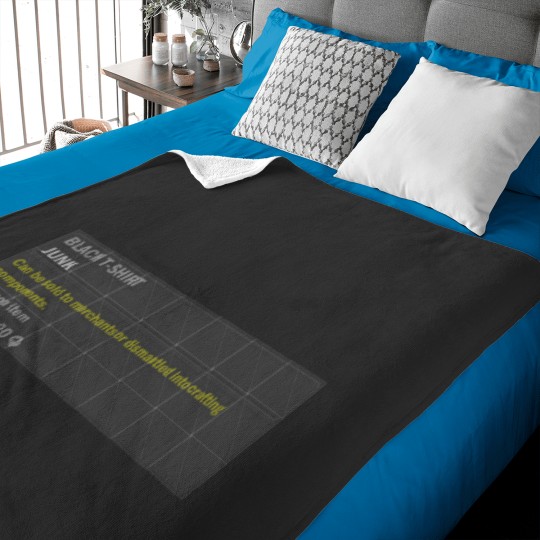 Discover Black Witcher 3 Item Baby Blankets