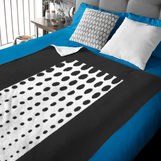 Discover BrownishGray and White Reduced Polka Dots Pattern Pairs Sherwin Williams 2022 Popular Color Sh Baby Blankets