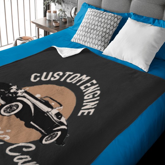 Discover Custom EngineCar custom enginecar Baby Blankets