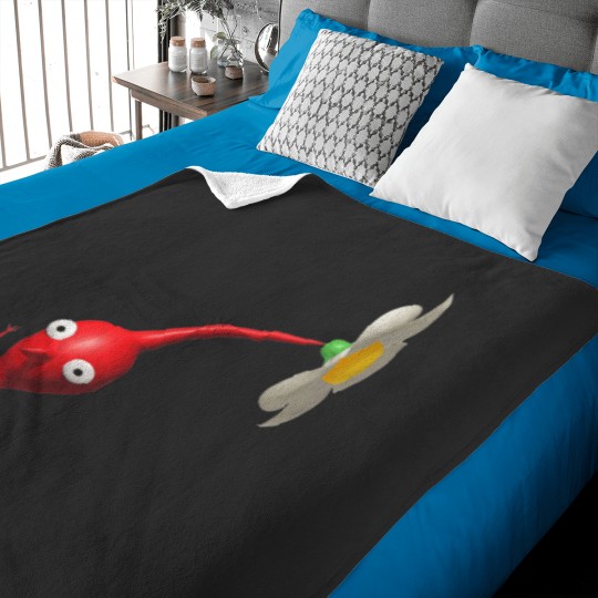 Discover red pikmin Essential Baby Blankets