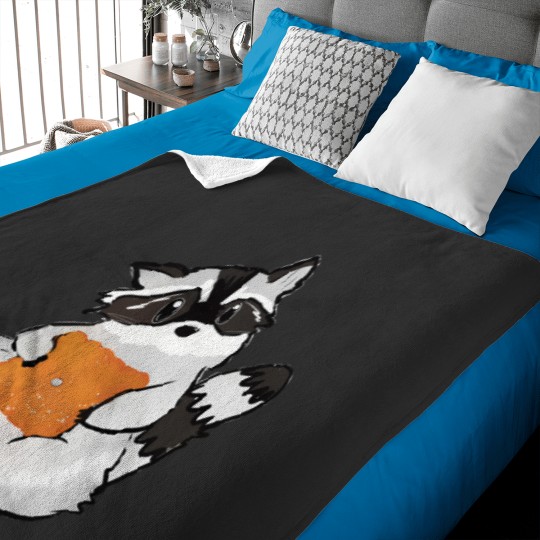 Discover Raccoon Holding A Giant Cheez It Cracker 1711 Baby Blankets