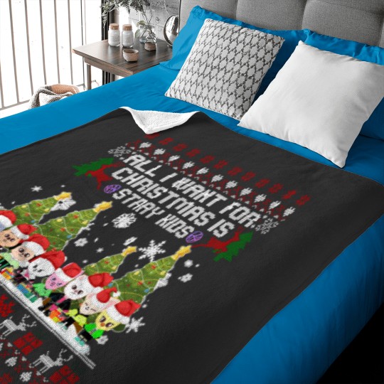 Discover Stray Kids Skzoo Ugly Christmas Baby Blankets, Kpop Christmas Baby Blankets, Cute SKZOO TSweatshirt