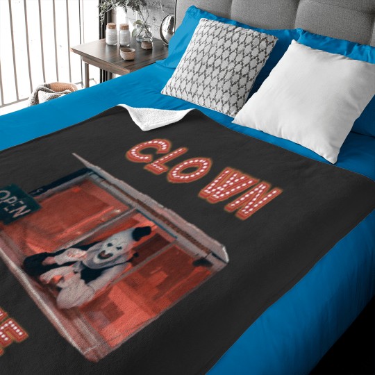Discover Terrifier Clown Cafe Essential Baby Blankets
