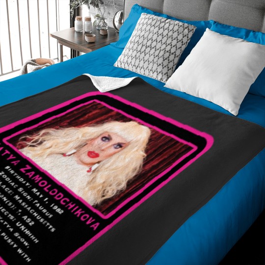 Discover Katya Trading Card Baby Blankets