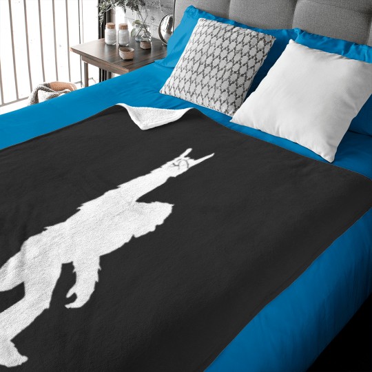Discover Funny bigfootss Rock and Roll for Sasquatch Believers Baby Blankets