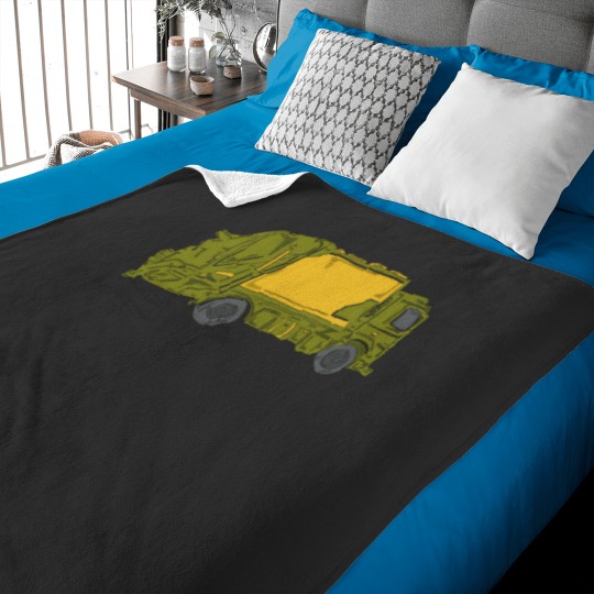 Discover Garbage Truck Baby Blankets