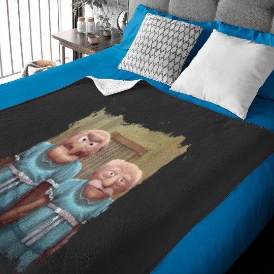 Discover Muppet Maniac Statler amp Waldorf as the Grady Twins Baby Blankets