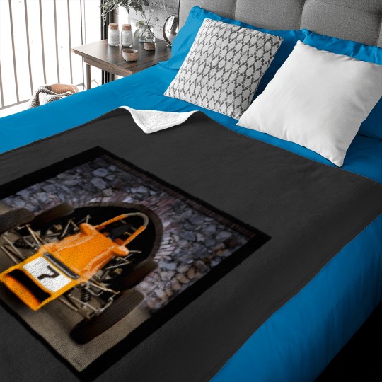 Discover 1980 Van Dieman Formula V Race Car Baby Blankets