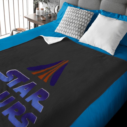 Discover STAR TOURS Monitorscreen logo Baby Blankets