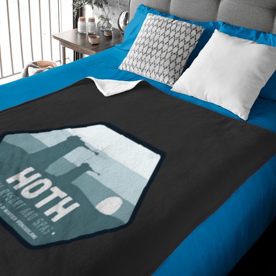 Discover Hoth SkiN Resort - Walkers In A Winter Wonderland Baby Blankets