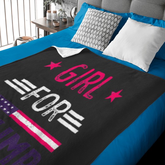 Discover Girl For Trump Shirt Donald Trump Supporter 2020 Shirt Logo cheapss Tee Logo Baby Blankets