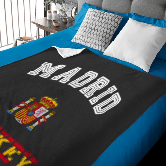 Discover Spain We Love Madrid Field Hockey Essential Baby Blankets